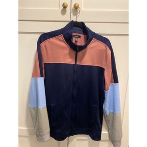 Men's Alfani Color Block Athleisure Jacket Size L